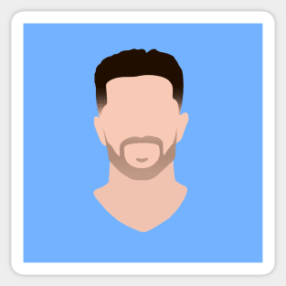 Jack Grealish Minimalistic Face Art Sticker